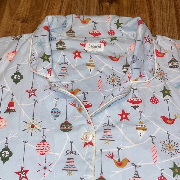 BedHead women’s 2X 1X Pajama Set long sleeve pants Christmas holiday - Picture 3 of 10